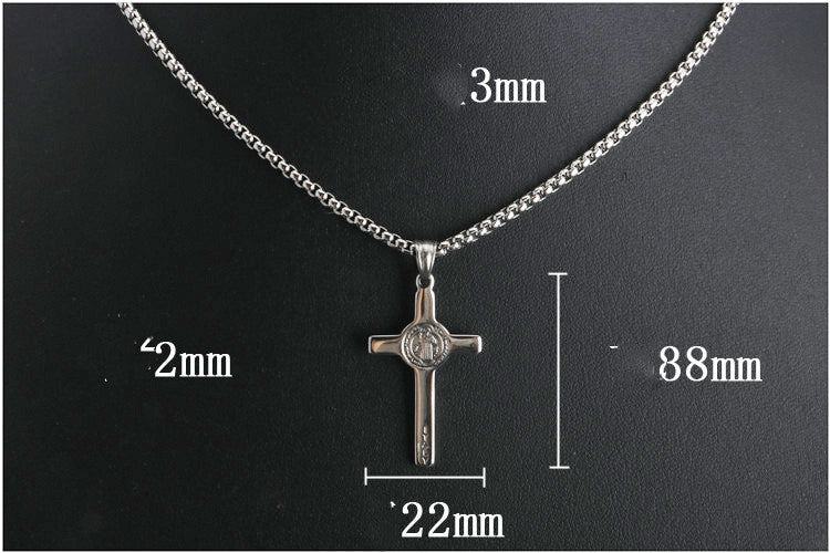 Titanium Steel Men's And Women's Necklace Long Sweater Chain