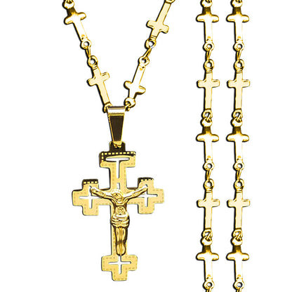 Cross Stainless Steel Necklace Ornament